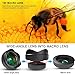 Universal Cellphone Camera Lens Kit – Luxsure Cellphone Lens 100° Wide Angle Lens + 15x Macro Lens + 0.28X Fisheye Lens Compatible with iPhone Xs/MAX/X/ 8 Plus/Android/Samsung and Most Smartphones