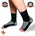 - Fast Relief from Plantar Fasciitis | Swelling | Foot Pain & Promotes Blood Circulation | Open Toed Compression Sleeve Sock Health Is Wealth (Black, Small)
