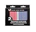 2-Decks Poker Sized 100% Plastic Playing Cards, Washable & Cleanable (1 Red & 1 Blue Deck)