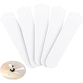 Lineshading 5Pcs Replacement Fan Blades for 42 52 Ceiling Fan Waterproof Weatherproof Blades Replacement for Broken Substitut