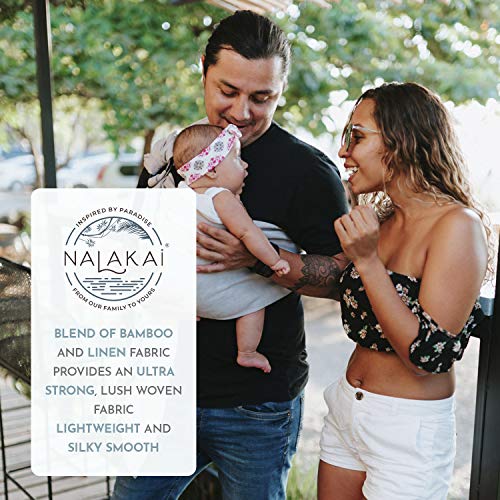 image for Nalakai Luxury Ring Sling Baby Carrier - Extra-Soft Bamboo and Linen F