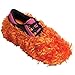 Brunswick Fun Shoe Covers- Fuzzy Orange (One Size Fits Most (up to womens size 11))