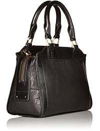 Fossil Logan Small satchel-black