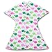SleepingBaby Pink and Green Whales Swaddle Transition Zipadee-Zip Small 4-8 Months (12-19 Pound, 25-29 inches)