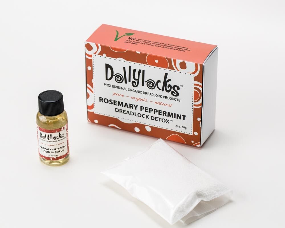 Dollylocks - Dreadlocks Detox Kit - Rosemary Peppermint by Dollylocks Professional Organic Dreadlock Products