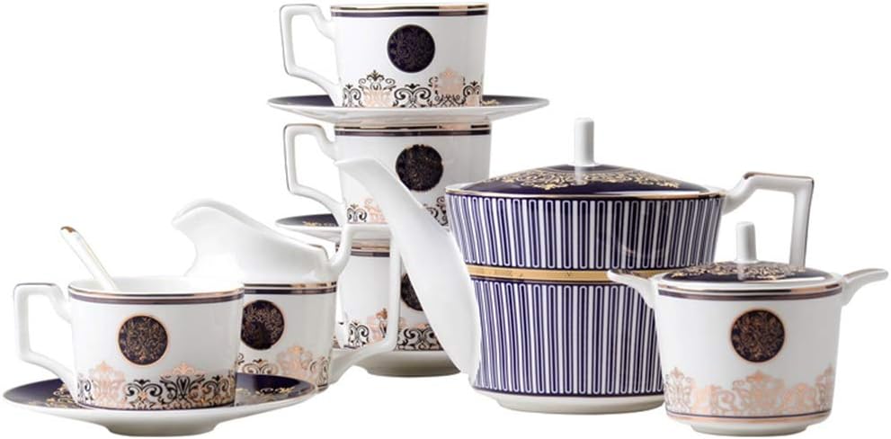 Cup & Saucer Sets Coffee Cup And Saucer Cup & Saucer Sets Bone China Creative Tea Set Living Room Coffee Set Home Coffee Cup And Saucer Cup & Saucer Sets (Color : White)