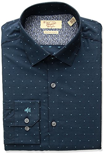 green emerald velvet dress Men's Original Penguin Heritage Slim Fit Blue & Red Plaid Short Sleeve Button Up
