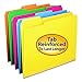 Smead File Folder, Reinforced 1/3-Cut Tab, Letter Size, Yellow, 100 per Box (12934)