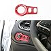 Aluminium Alloy Headlight Switch Head Lamp Control Button Cover Decor Trim For Jeep Renegade 2015 2016 (red)