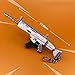 mankecheng games metal SCAR Automatic Rifle Gun Model Action Figure Arts Toys Collection Keychain Gift