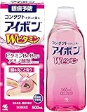 [with English Instruction] Eye Wash, AIBON-W Vitamin 500ml [with 1 Pocket Size Tissue Set]