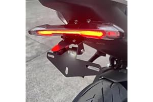 CZLLQXWWCX Off-Road Motorcycle Folding Rear License Plate Holder Fender Eliminator Kit Competible With CFMOTO 675NK 675 NK 675 SS CF Moto 675SR 675 SR SR-R 2024 2025