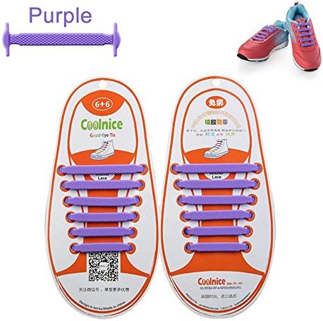 LattoGe No Tie Silicone Shoelaces Lace Lock Bands for Kids, Adults Athletic Running Shoe Laces,Sneakers