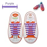 LattoGe No Tie Silicone Shoelaces Lace Lock Bands for Kids, Adults Athletic Running Shoe Laces,Sneakers