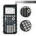 Silicone Case for Ti 84 Plus CE Calculator (Black) - Cover for Texas Instruments Ti-84 Graphing Calculator - Silicon Skin for Ti84 Plus - Protective & Anti-Scretch Cases - Ti 84 Accessories by Sully