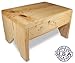 cutestepstools 8 Inch Solid Wood Step Stool