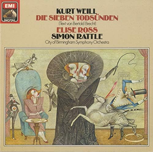 Amazon ヴァイル Weill 7つの大罪 より Electrola 1c 067 De Original ミシェル リッポン Michael Rippon ジョン トムリンソン John Tomlinson ヴァイル Kurt Weill サイモン ラトル Simon Rattle バーミンガム交響楽団 City Of Birmingham