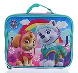 Paw Patrol Girls Skye and Everest Lavender Insulated Lunch Bag - Lunch Box 5588