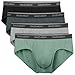 DAVID ARCHY Men's Briefs Rayon Made From Bamboo Underwear Pouch Breathable Super Soft Comfort Briefs Lightweight No Fly 4 Pack