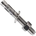 Horiznext 1/2" x 3-3/4" inch Stainless Steel Standard Strong Wedge Anchor, Fasteners for Concrete (4 pcs)