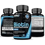 Biotin Hair Growth Vitamin Supplement- Grow Fuller, Longer, Thicker, Healthier Hair, Nails & Skin for Men & Women.