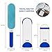 Pet Hair Remover, Pet Hair & Lint Remover, FlatLED Fur Remover Fur Cleaning Tool Travel Size with Self Cleaning Base Double-Sided Brush For Furniture, Clothes, Couch, Carpet, Car Seat and Deshedding