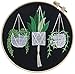 Embroidery Kits with Colorful Flower and Plant Designs; Embroidery Starter Sets with Patterns - Perfect Embroidery Beginner Kit with Hoop, Threads, Tools and Stamped Cloth