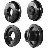 HUIOP M12 C Mount Adapter, 2PCS/Lot Metal M12/C M12/CS Lens Mount Adaptor Zinc Alloy M12 to CS or C Mount Adapter Converter Ring (M12-C-CS) for CCTV Camera