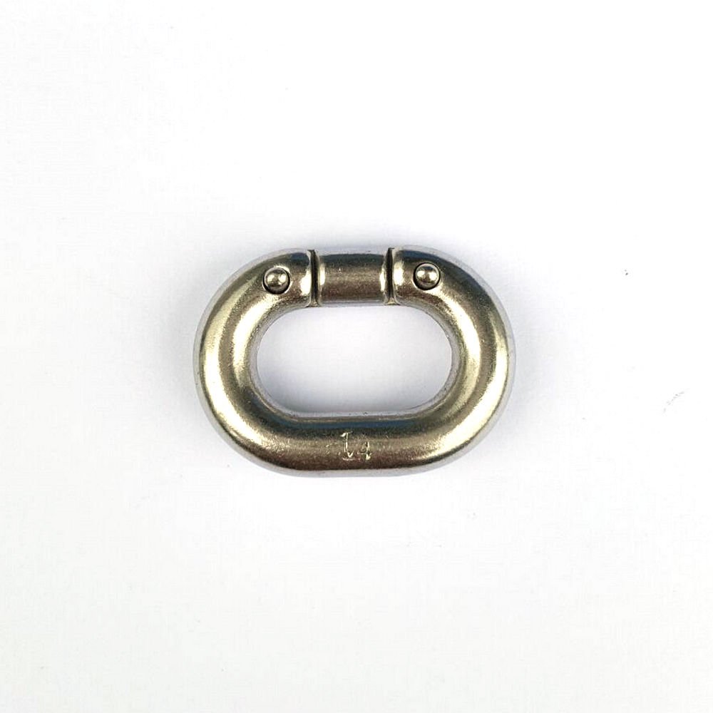 Stainless Steel Split Link 5mm 316 Grade Stainless Steel - Chain Quick Repair Link Split Connecting Link - Foto 3