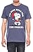 Peanuts Mens T-Shirt Snoopy Christmas Graphic Print Heather Tee