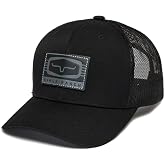 Kimes Ranch Camden Mid Profile Curved Bill Hat with Leather Debossed Patch