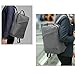 MTFY 15.6'' Nylon Travel Business Backpack, Water Resistant 2in1 Metal Handle Briefcase / Rucksack