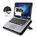 Cooling Pad,NUOXI M2 Mute 2 Fans Computer Cooler Laptop Stand Fans Rack Notebook Radiators Bracket 14 to 17 Inches,1200RPM