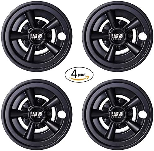 10L0L Golf Cart Wheel Covers Hub Caps for Yamaha/Club CAR/EZ-GO Par Car 8″ (Set of 4) (Black) 10L0L Golf Cart Wheel Covers Hub Caps for Yamaha/Club CAR/EZ-GO Par Car 8″ (Set of 4) (Black)