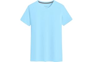 Cabasse Youth Performance Short Sleeve Shirt, UPF 50 Quick Dry Athletic T Shirt for Boys & Girls