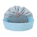 NEOVIVA Wrist Wearable Pincushions for Sewing and Quilting, Style Blossom, Pack of 2, Floral Blue Ocean