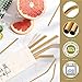 Hiware 12-Pack Gold Stainless Steel Straws Reusable with Case - Metal Drinking Straws for 30oz & 20oz Tumblers Dishwasher Safe, 2 Brushes Included