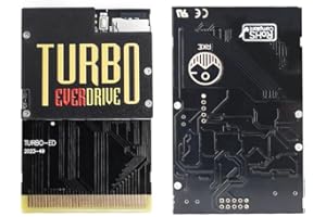 Tangxi 1000 in 1 Game Cartridge Card for PC Engine and TurboGrafx-16 Console, Black Gold Board Game Console Card with 8G Memo