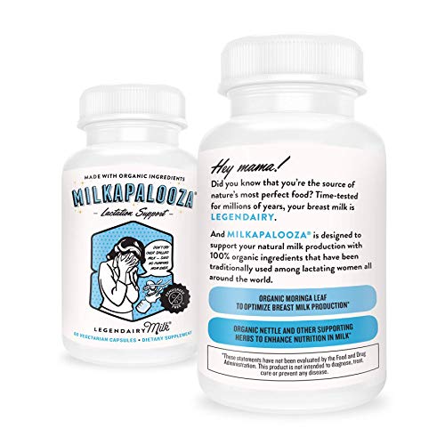 Organic Lactation BestSeller Bundle for Nursing and Pumping Moms (60 Count)