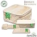 (125 Pack) 10in Palm Leaf Plates- Compostable Disposable- Biodegradable Plates Paper Alternative - 25 Square with 25 Cutlery Utensils Eco Friendly Party Dinnerware Set - BBQ Wedding Shower -50 Napkins