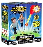 Stomp Rocket Ultra Rocket with Ultra Rocket Refill Pack, 6 Rockets - Outdoor Rocket Toy Gift for Boys and Girls Ages 5 Years and Up - Comes with Toy Rocket Launcher