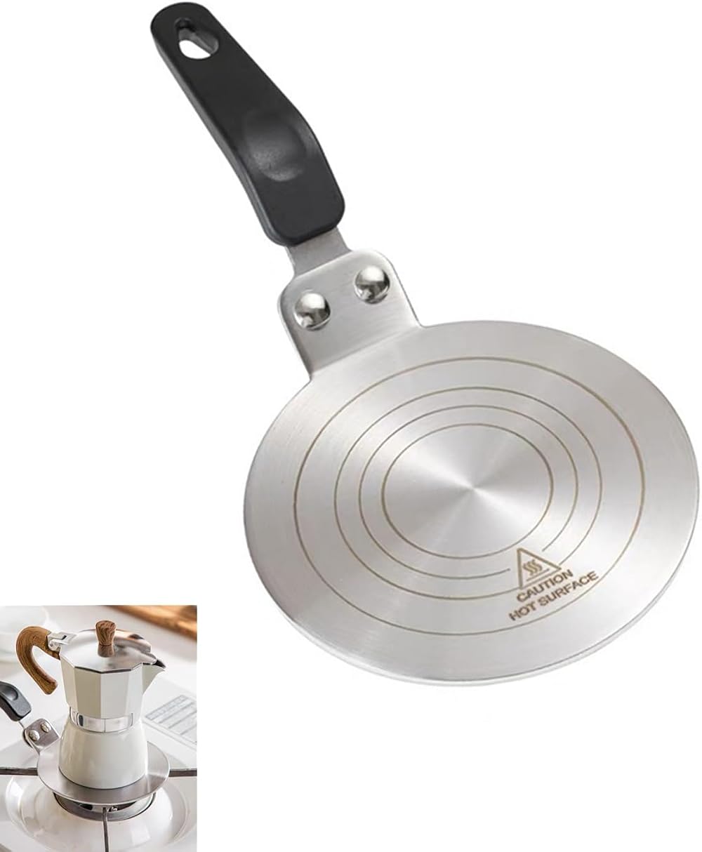 Gocoffun 13cm Heat Diffuser Plate for Moka Pot Stainless Steel 5 Inch