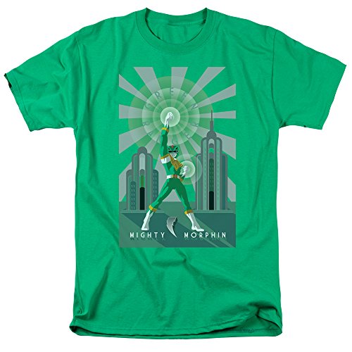 Power Rangers Mens Green Ranger Deco T Shirt X Large Desertcart
