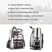 LARGE Clear Plastic Security Backpack, Heavy Duty, Water Resistant, School Safety Backpack