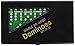 Double 6 Jumbo Green Domino Tournament Professional Size Set of 28