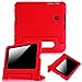 Fintie LG G Pad 7.0 Kiddie Case - Light Weight Shock Proof Convertible Handle Stand Kids Friendly for LG G Pad V400 / V410 (LTE) / VK410 / UK410 / LK430 (G Pad F7.0) 7-Inch Android Tablet, Red