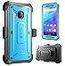 HTC One M9 Case, SUPCASE Full-body Rugged Holster Case with Built-in Screen Protector for HTC One M9 (2015 Release), Unicorn Beetle PRO Series - Retail Package (Blue/Black)