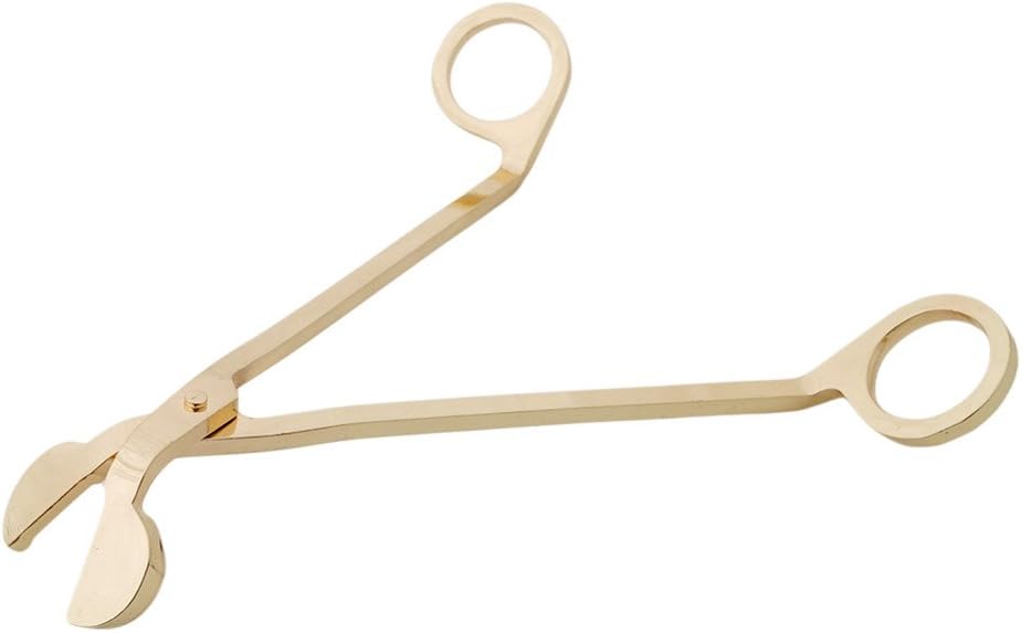 ODN Candle Wick Trimmer Polished Stainless Steel Wick Trimmer (Gold)