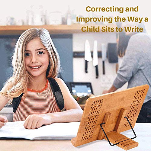 Vencetmat Adjustable Foldable Music & Book & Cook & Tablet Stand, Reading Rest holder Retro Hollow Elegant Pattern - Thumbnail 4