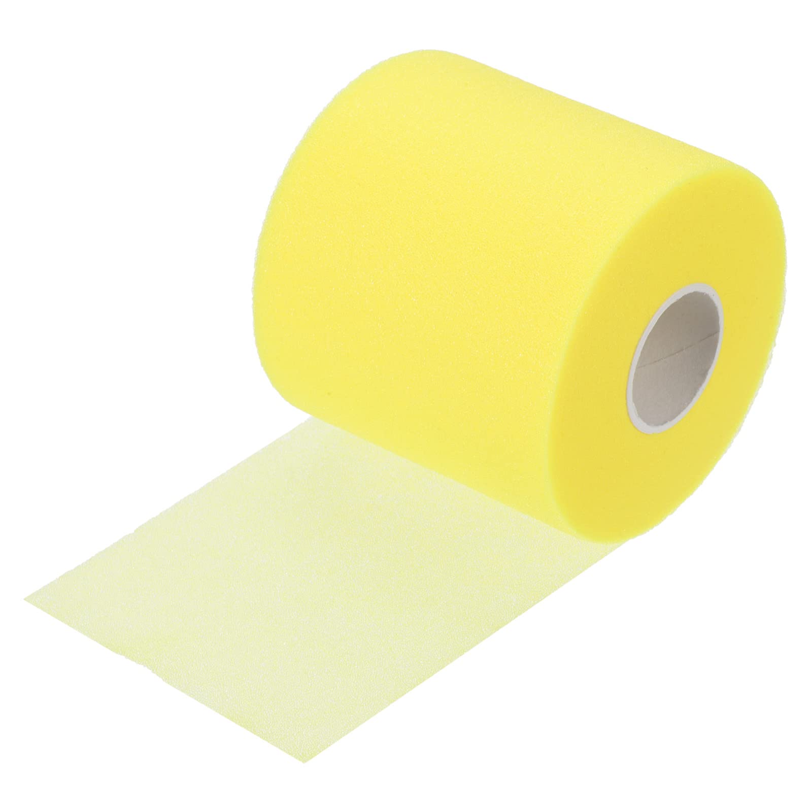 PATIKIL 30 Yard x 2.8 Inch Badminton Grip Cushion Wrap, PE Tennis Racket Grip Tape Backing Film Handle Anti Skid Cushion Accessories, Yellow